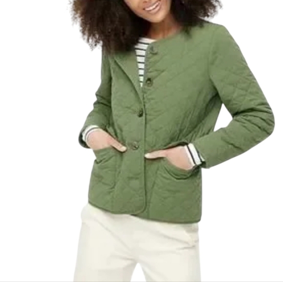 J. Crew Jackets & Blazers - J. Crew quilted casual light weight jacket size 12